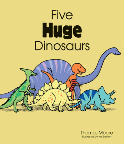 Five Huge Dinosaurs Small Book