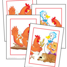 The Little Red Hen Cards